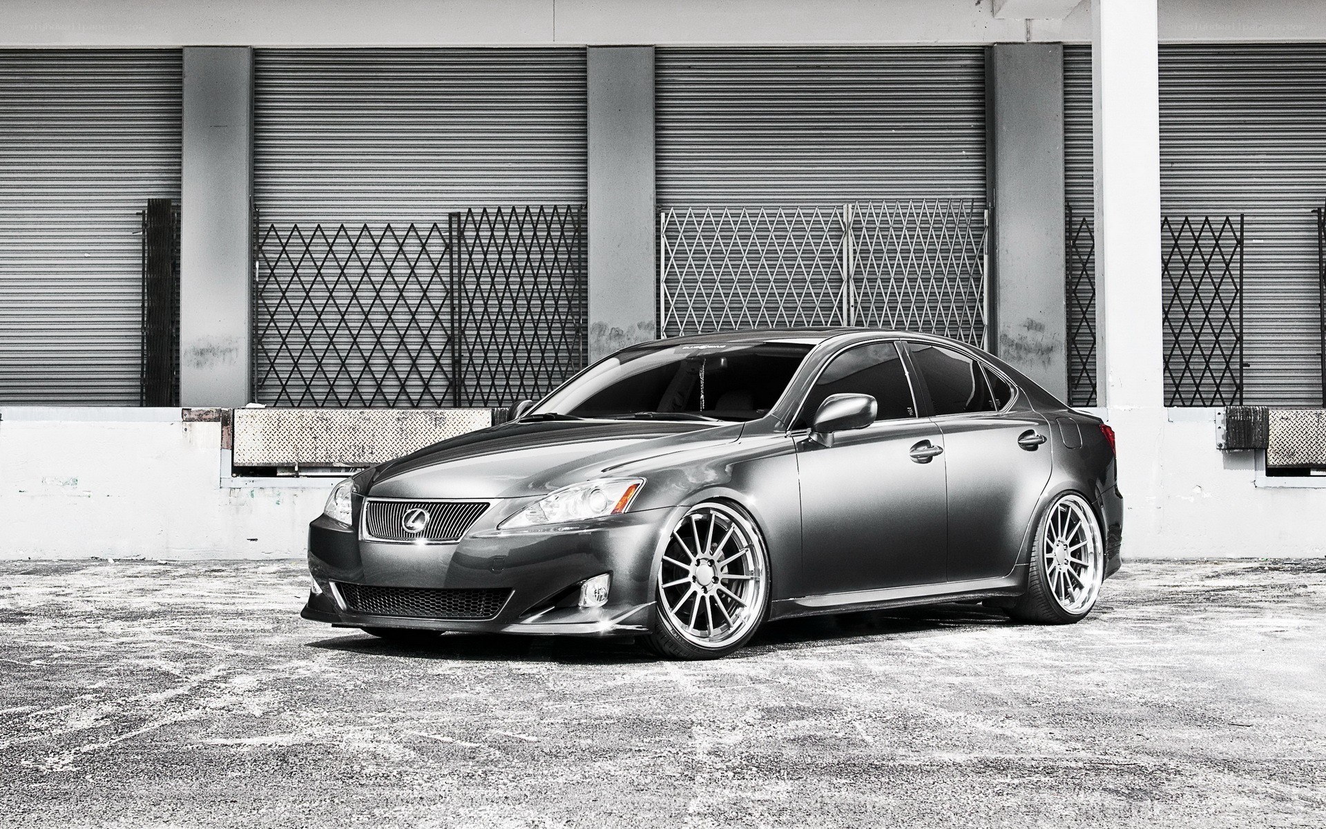 Matte black Lexus IS350