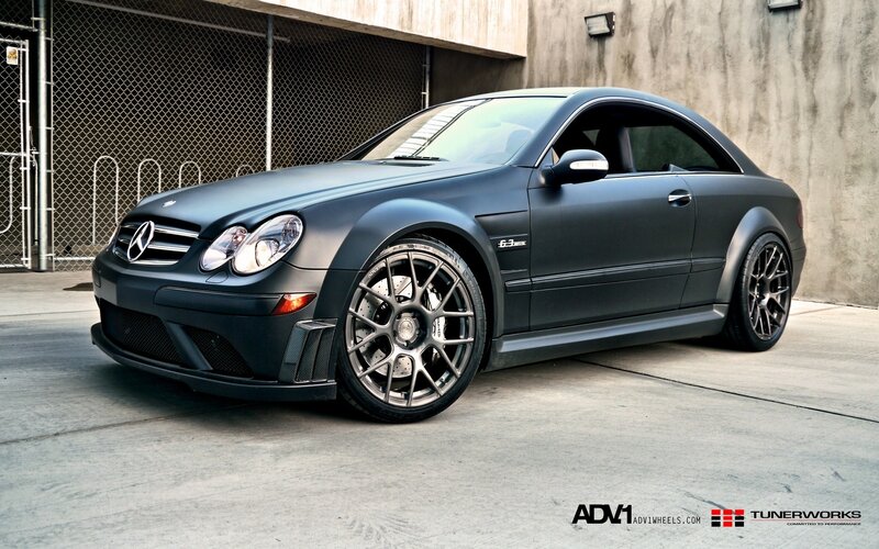 matte black mercedes-benz coupe