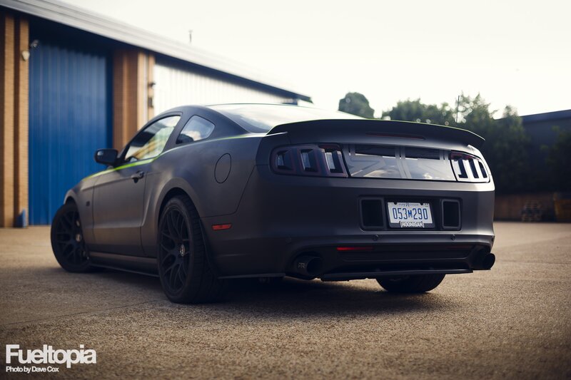 Matte Black Mustang