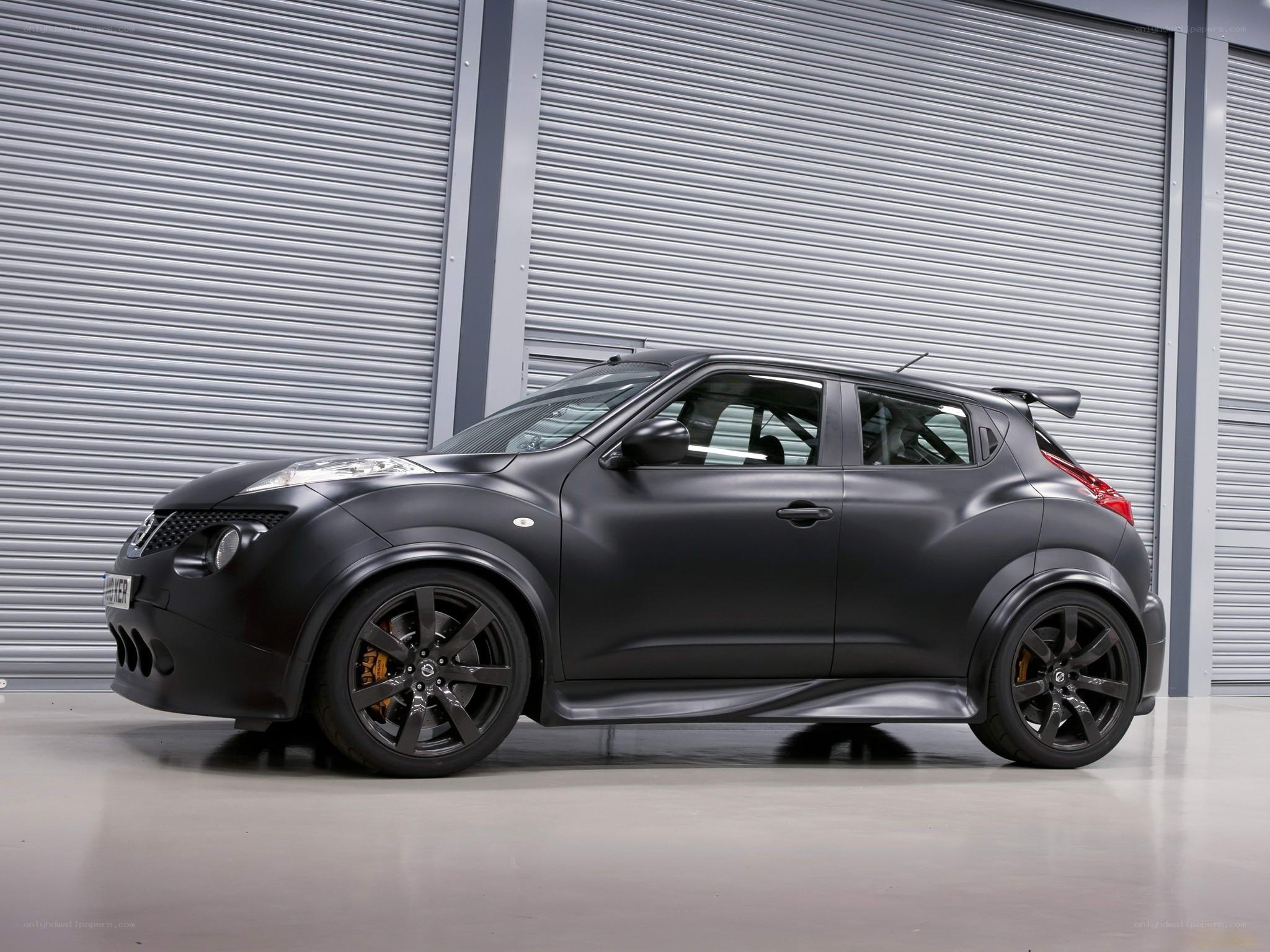 Matte black Nissan Juke Nismo