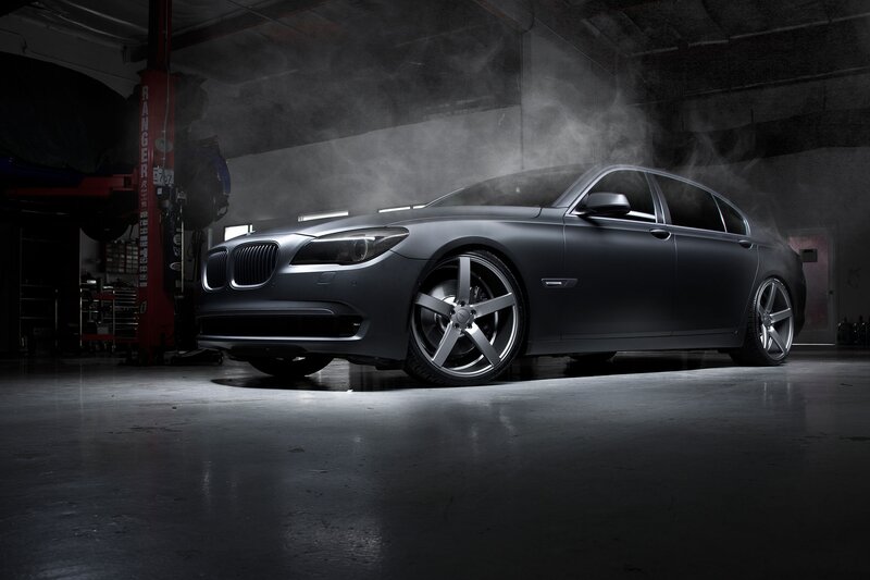 Matte Black Sedan