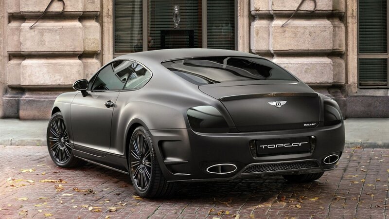 Matte Black Sports Car — Dramatic, Autumn