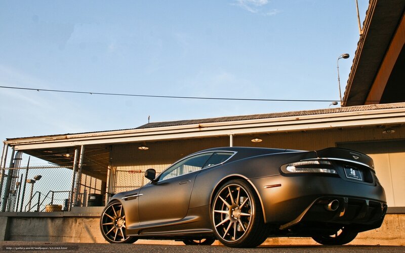 Matte Black Sports Car — Dramatic, Sunset