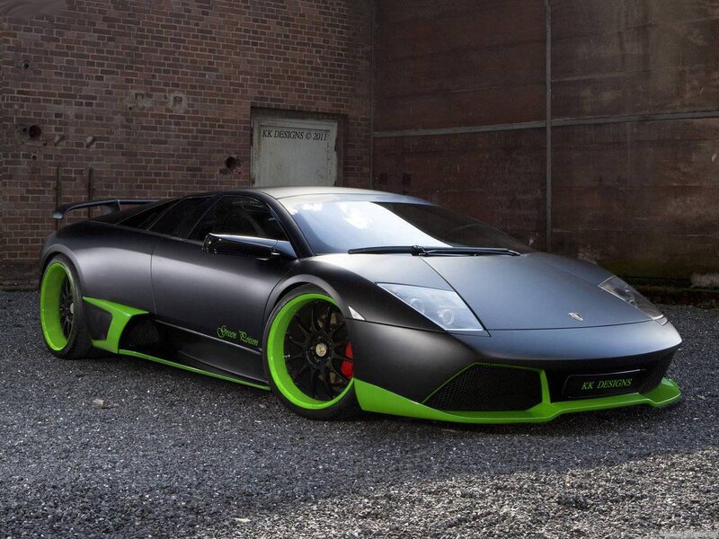 Matte Black Sports Car — Dramatic