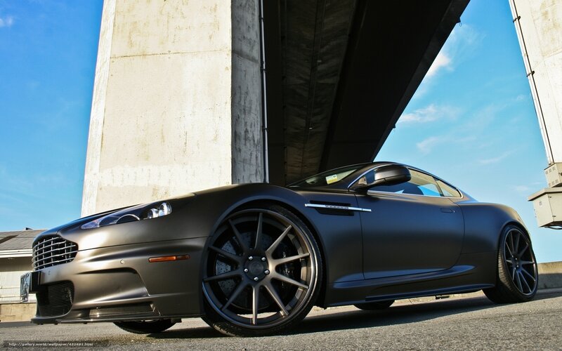 Matte Black Sports Car — Gray, Dramatic, Afternoon