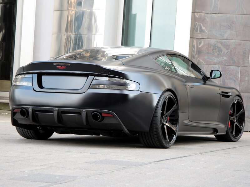 Matte Black Sports Car — Gray, Modern, Photograph