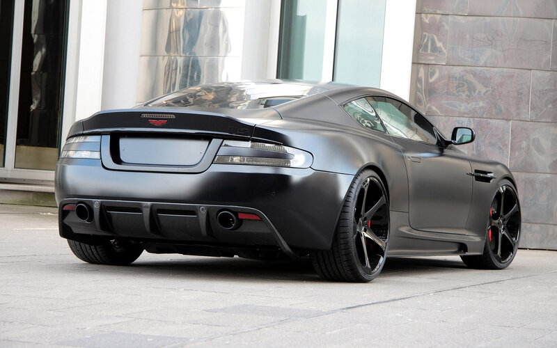 Matte Black Sports Car — Gray, Modern