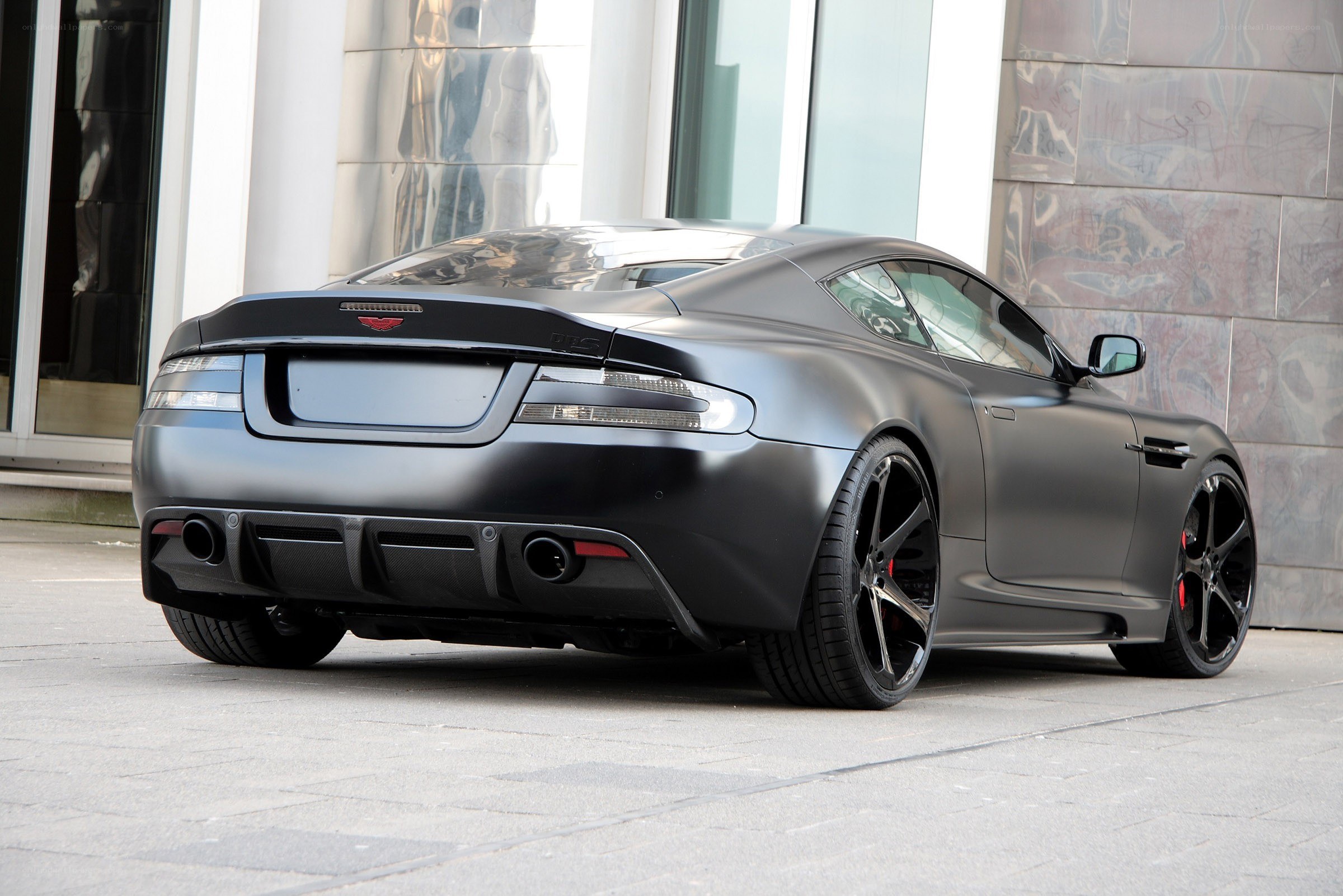 Matte gray Aston Martin DBS