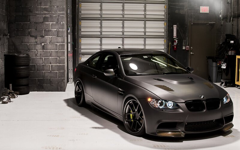 Matte Gray Bmw M3 — Dramatic, Photograph, Tires