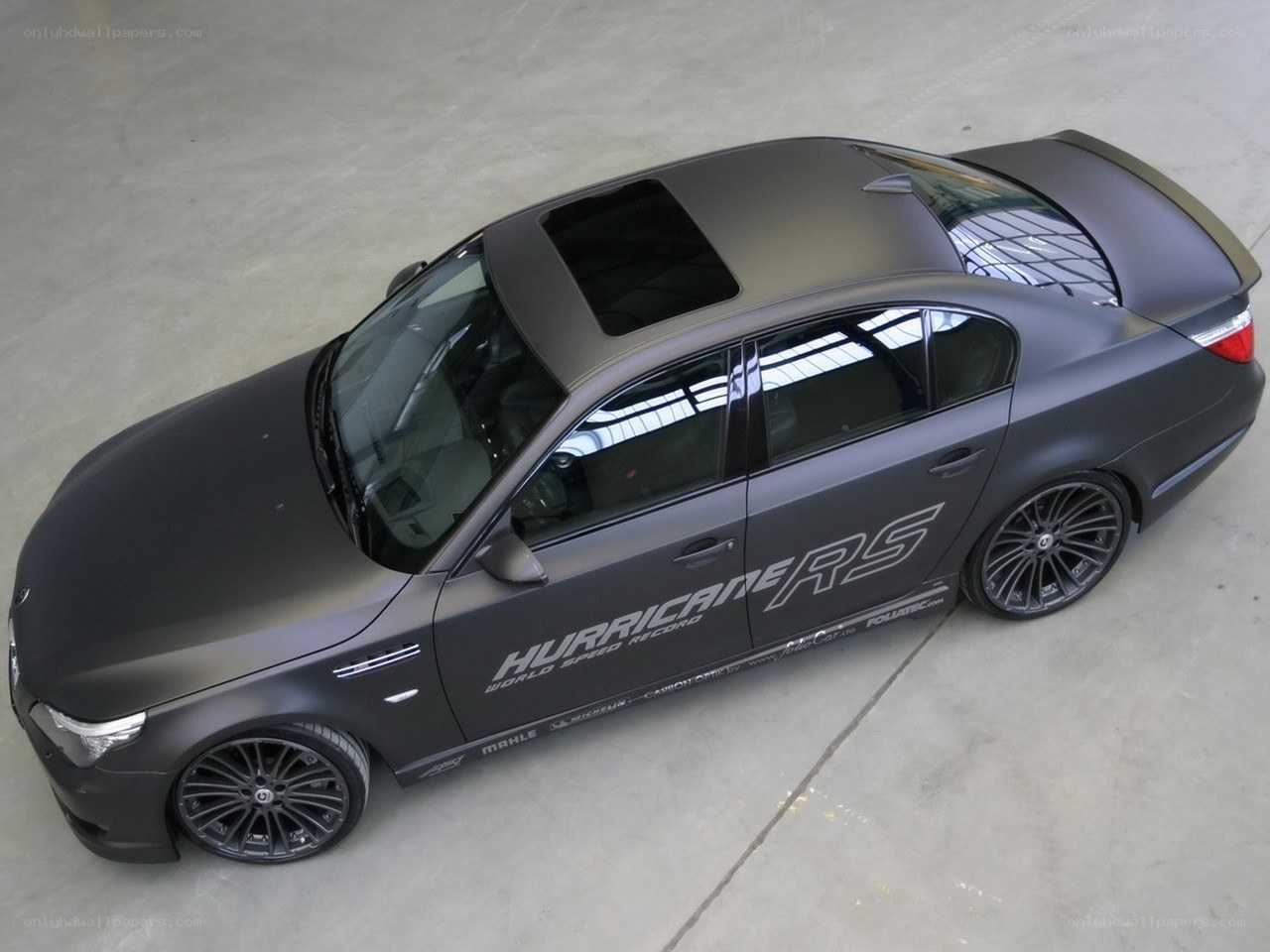 Matte gray BMW M5