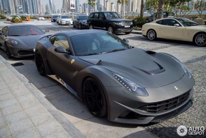 Matte Gray Ferrari F12tdf