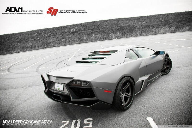 Matte gray Lamborghini Reventon