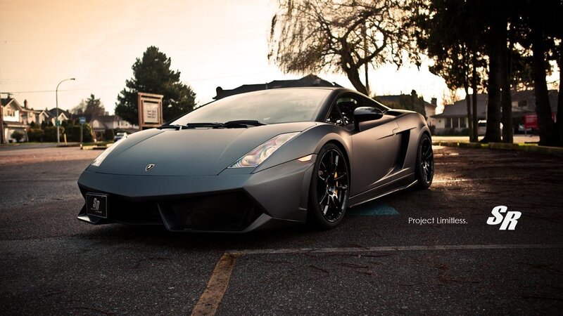 matte gray lamborghini sports car