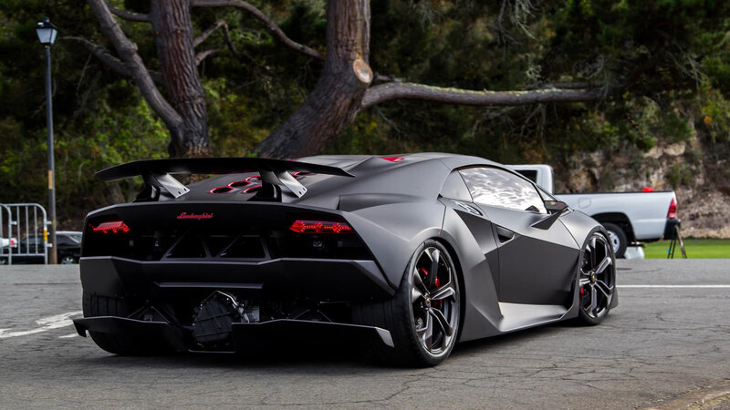 Matte Gray Sports Car — Calm, Afternoon
