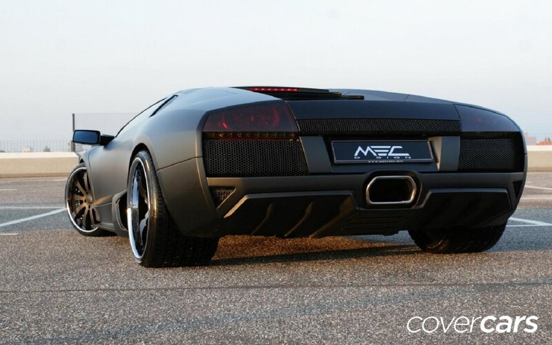 Matte Gray Sports Car — Dramatic