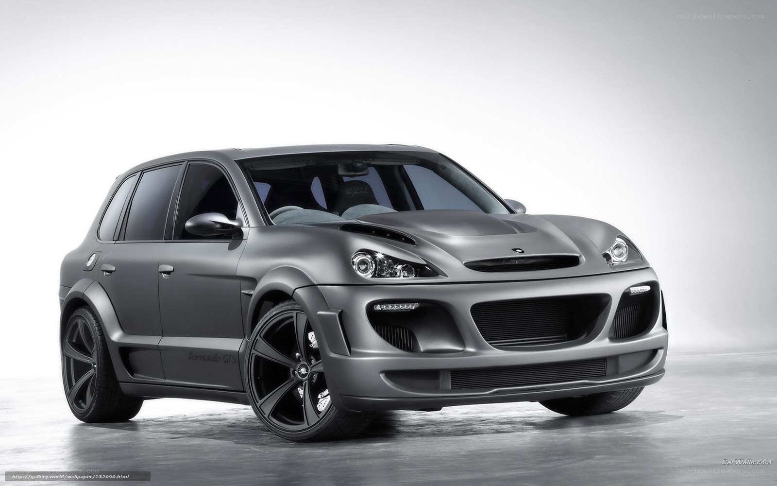Matte gray sports SUV