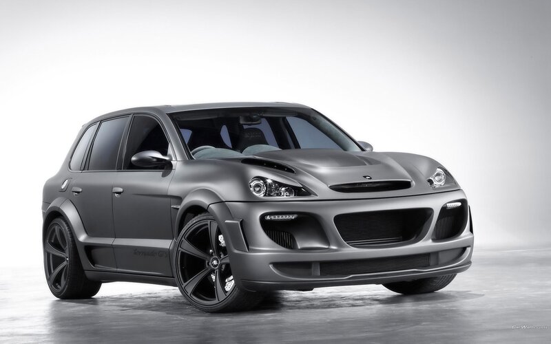 matte gray sports utility vehicle