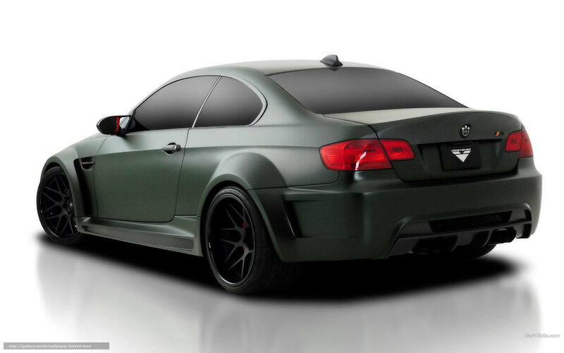 Matte Green BMW Coupe