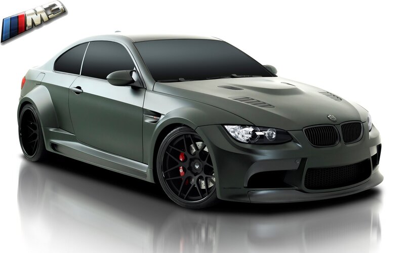 Matte Green BMW M3 — Dramatic