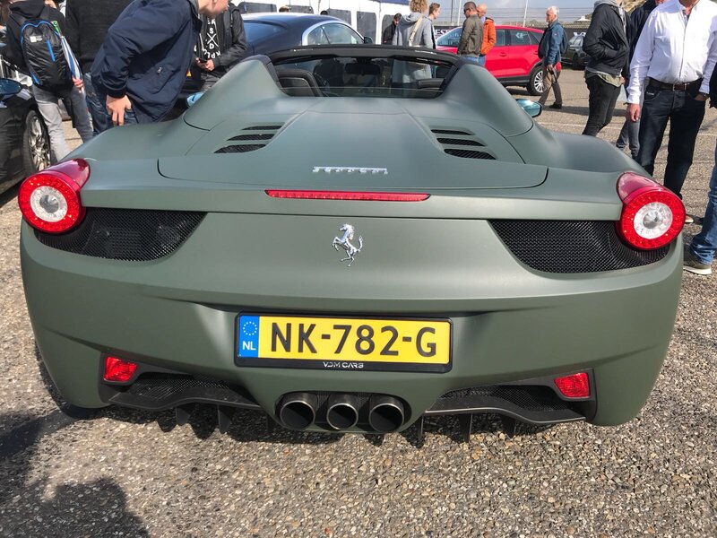 Matte Green Ferrari