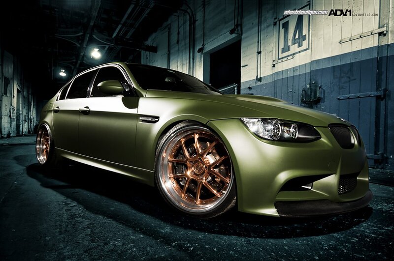 Matte Green Sedan