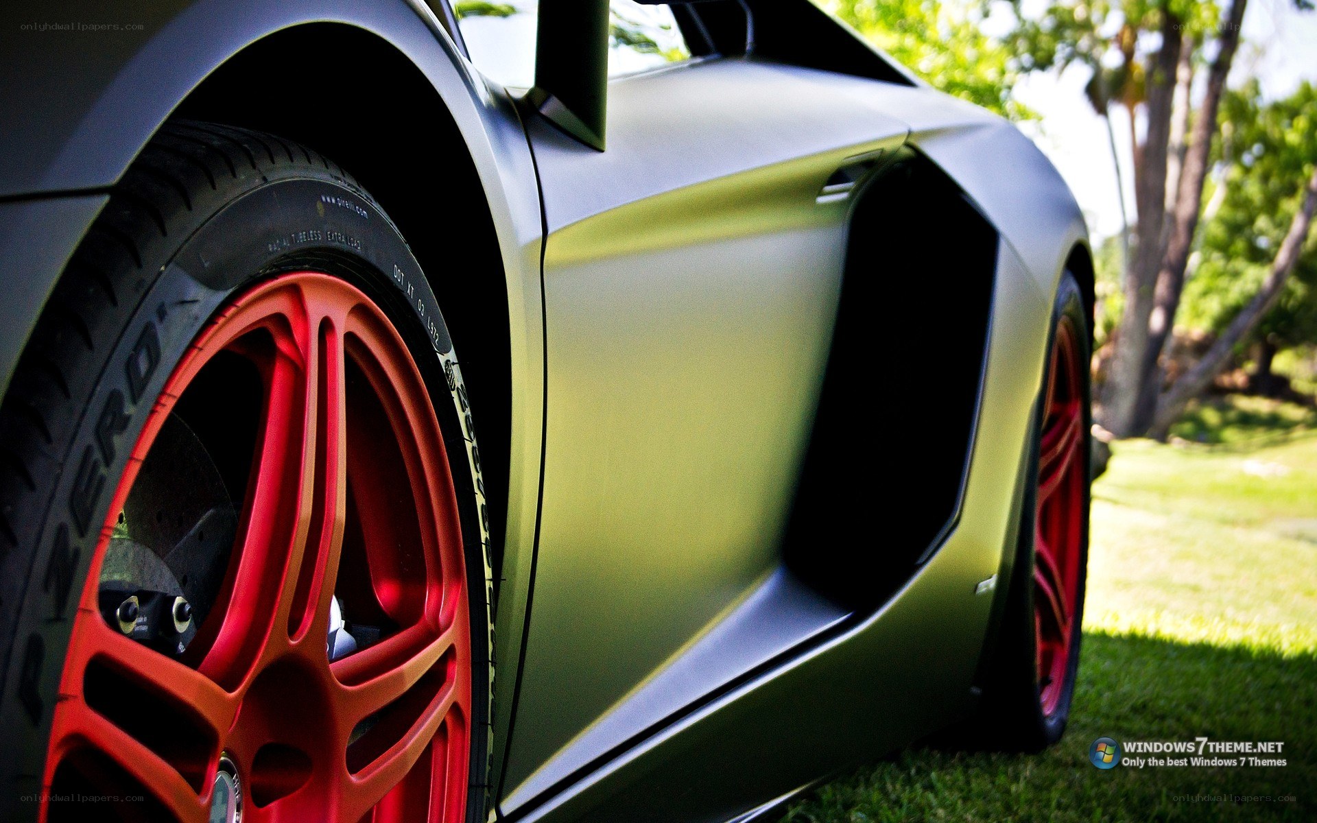 matte green sports car