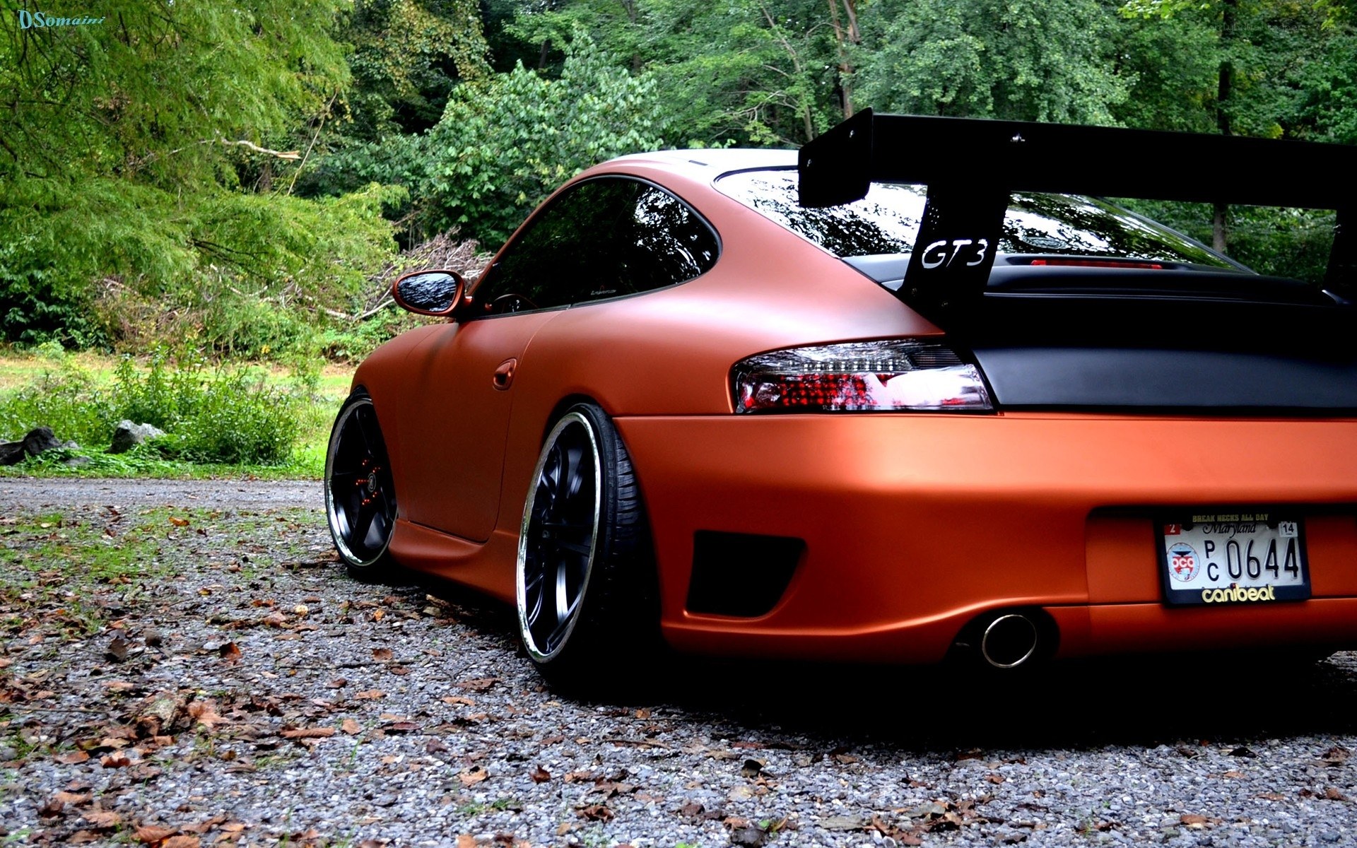 matte orange porsche 911 gt3