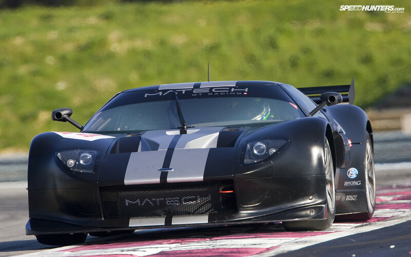 Mattech GT race car on track