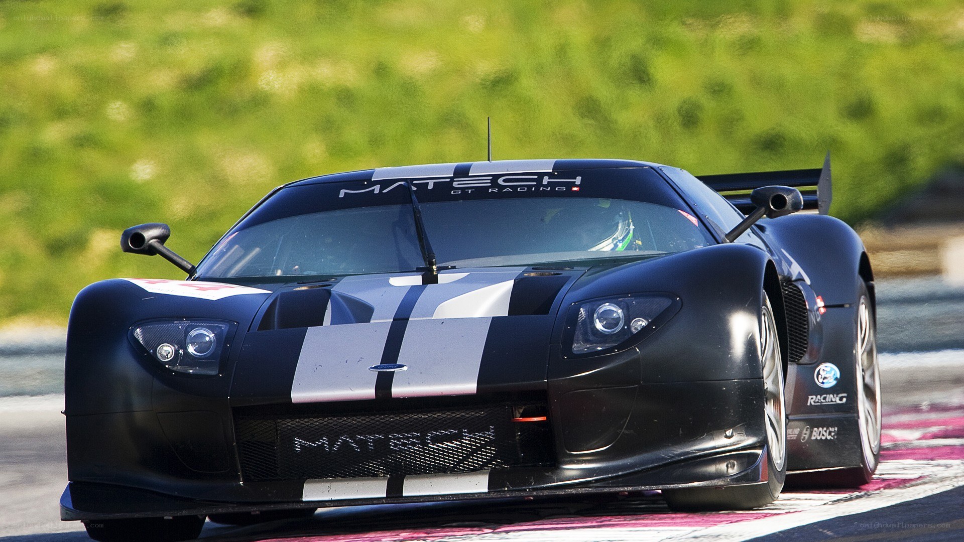 Mattech GT racing car on track