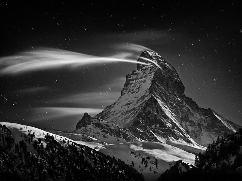 Matterhorn Mountain — Black