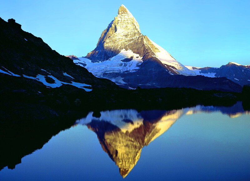 Matterhorn Mountain — Blue