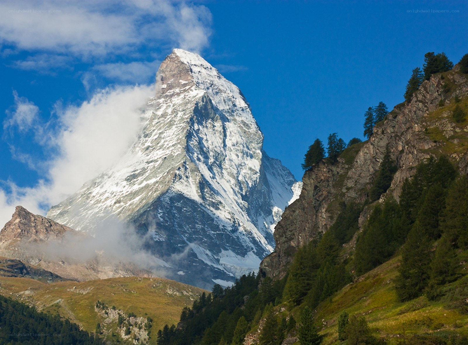 Matterhorn mountain peak