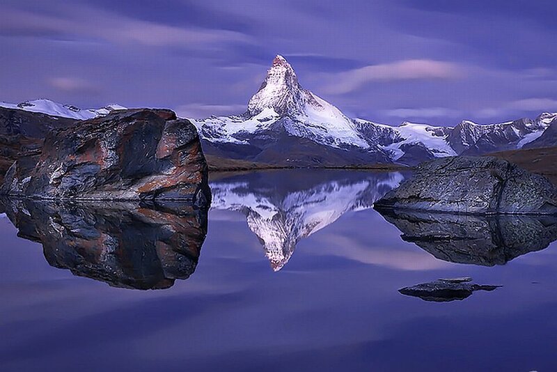 Matterhorn Mountain — Purple