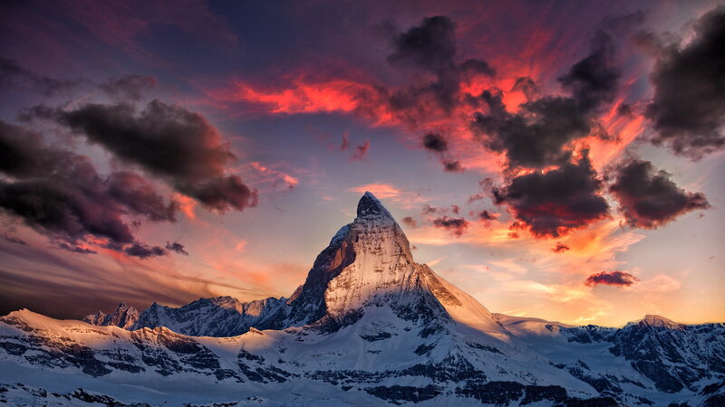 Matterhorn Mountain — Red