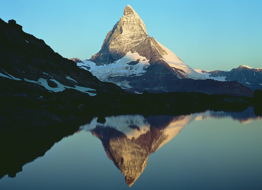 Matterhorn mountain reflection