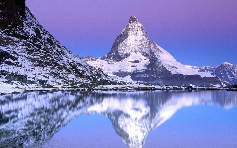 Matterhorn mountain reflection