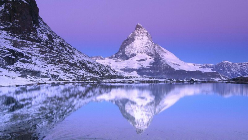 Matterhorn mountain reflection