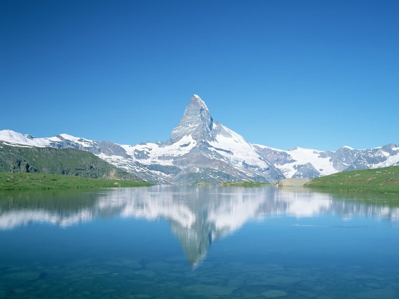Matterhorn mountain reflection