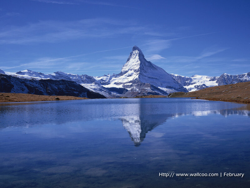 Matterhorn mountain reflection