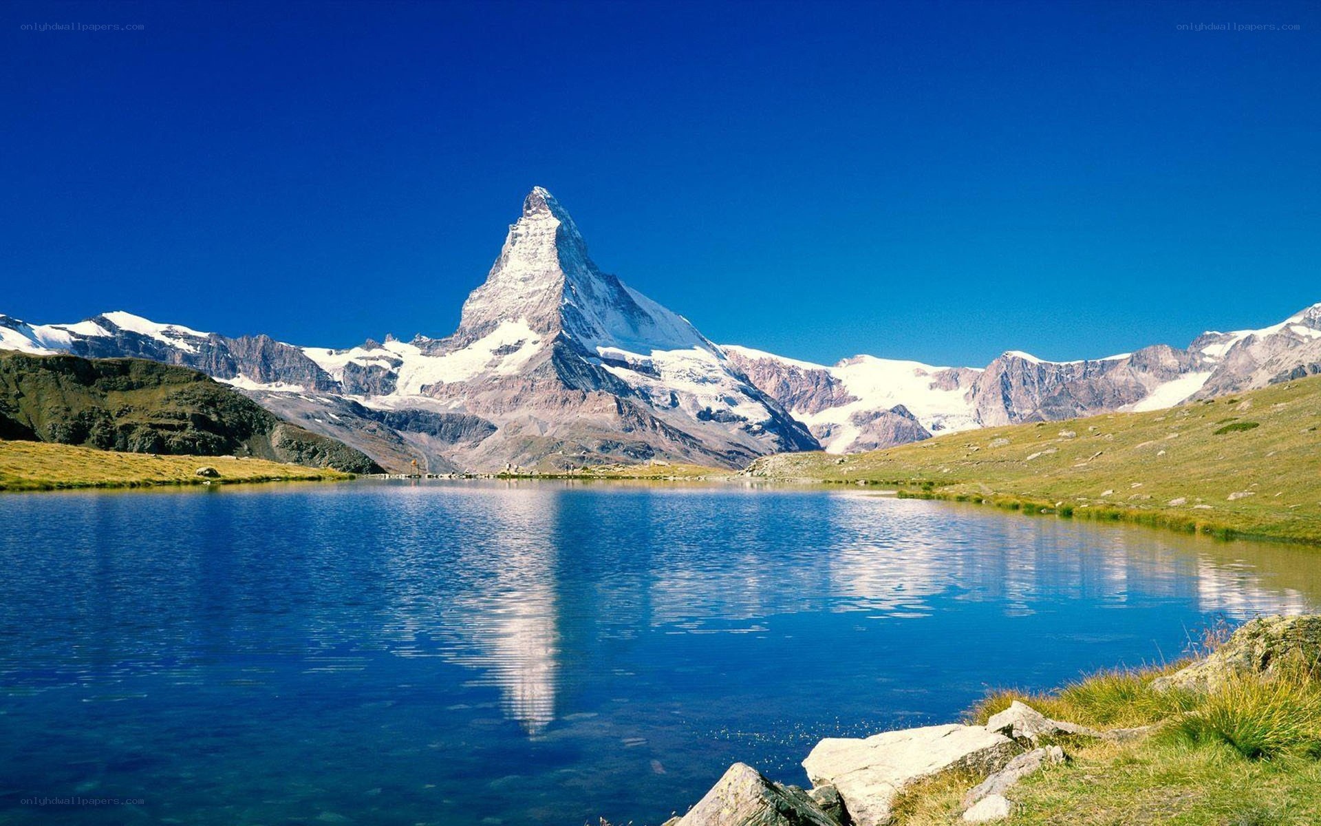Matterhorn mountain reflection