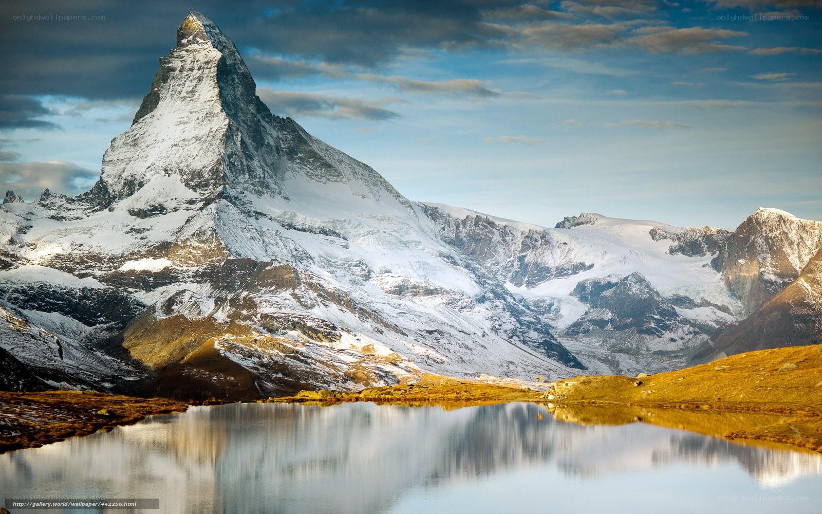 Matterhorn mountain reflection