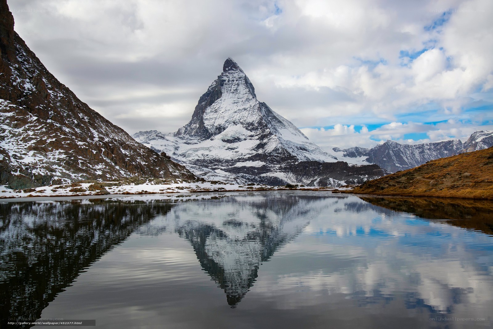 Matterhorn mountain reflection