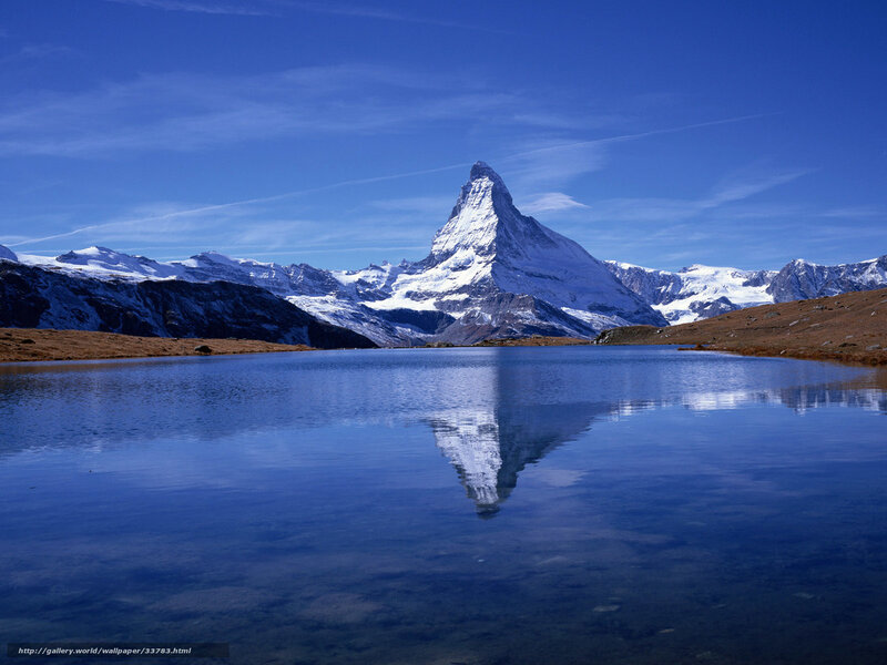 Matterhorn mountain reflection