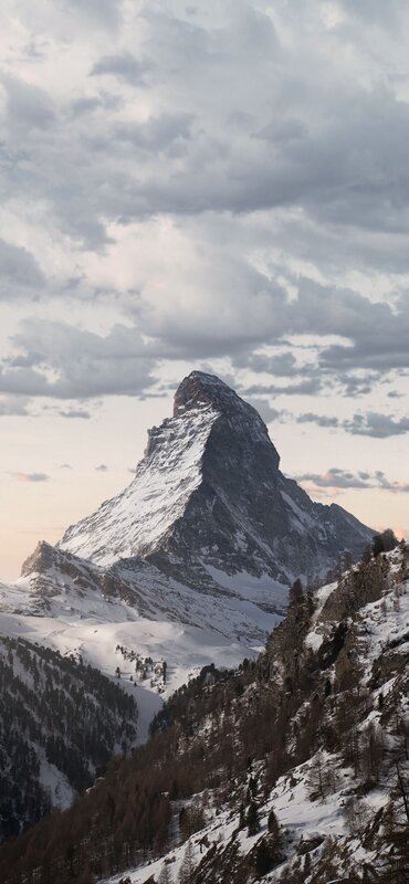 Matterhorn Mountain — White, Dramatic, Sunrise, Photograph