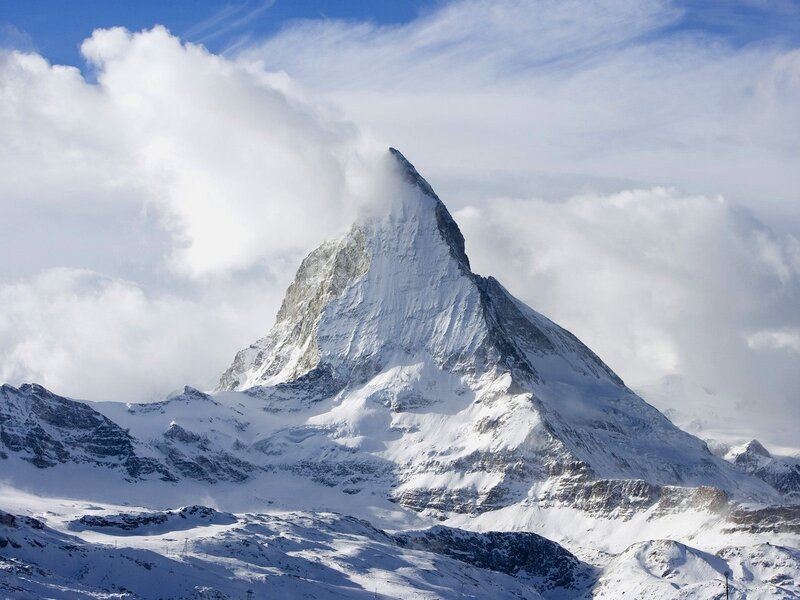 Matterhorn Mountain — White, Dramatic