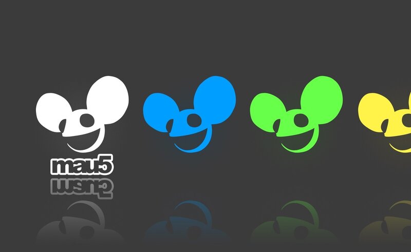 Mau5head Logos — White, Minimalist