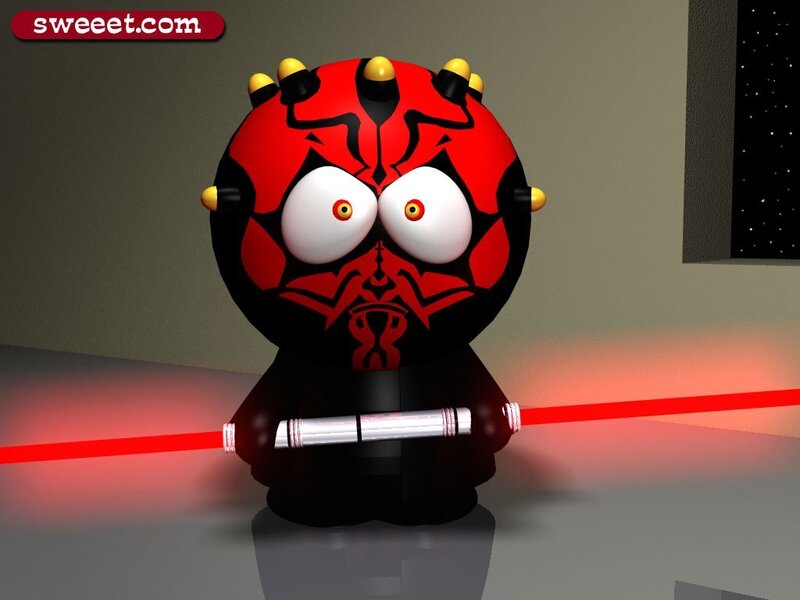 Maul character with lightsaber
