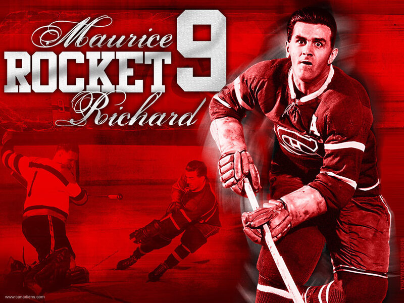 Maurice Richard hockey poster
