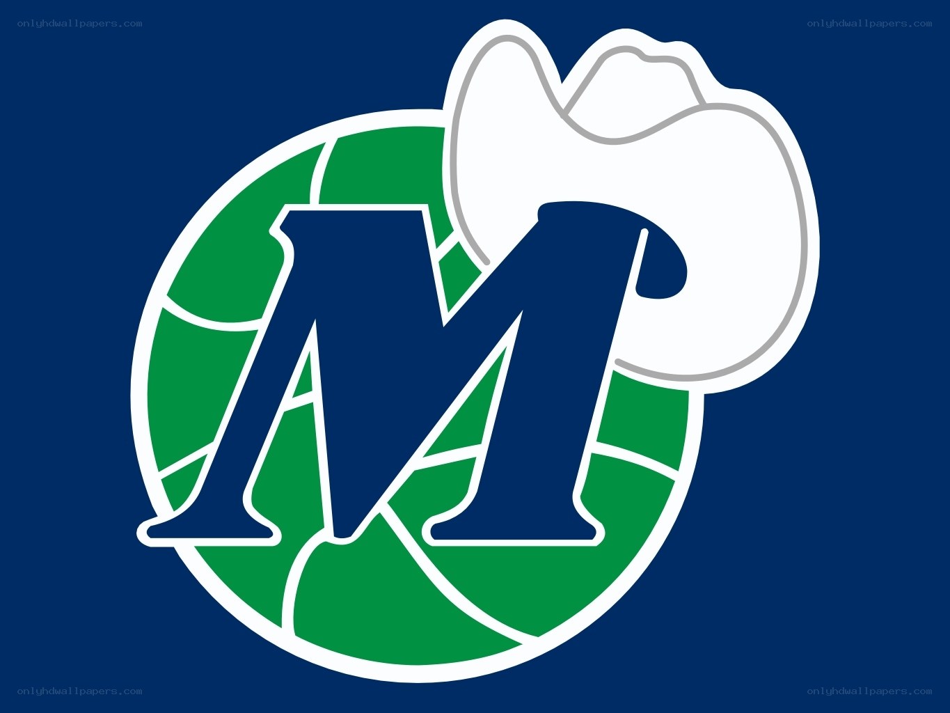 Mavericks logo with cowboy hat