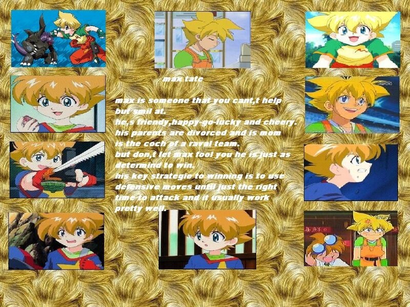 Max Tate character collage